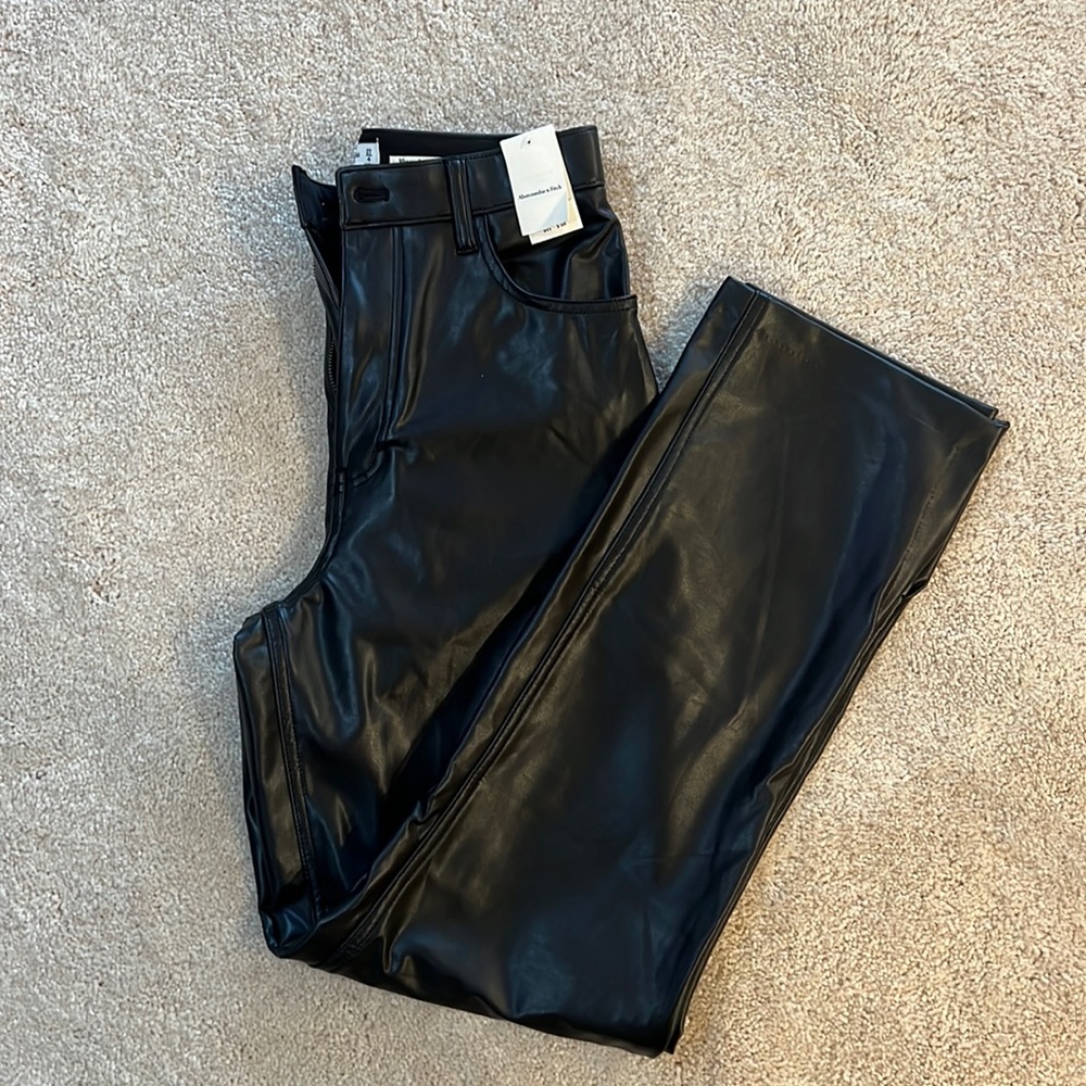 Abercrombie leather pants